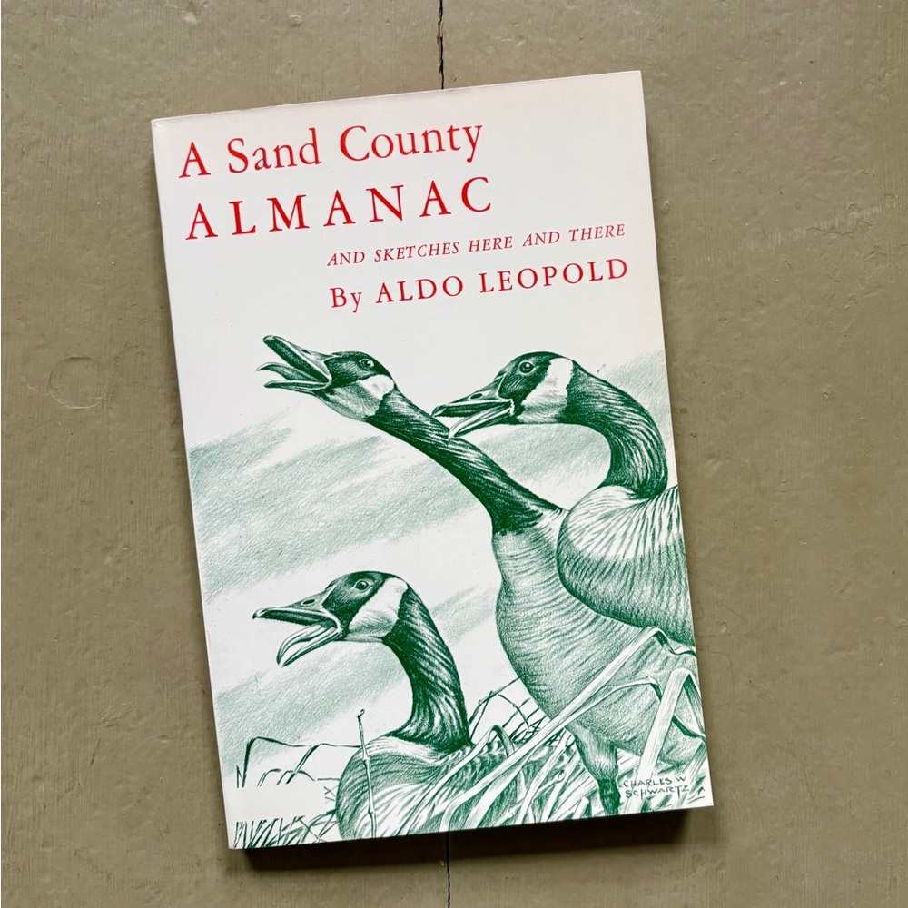 A Sand County Almanac Aldo Leopold Nature Sketches Season Naturalist Gift